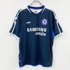 UMBRO　アンブロ　デサント　半袖Tシャツ　ユニフォーム　紺　ネイビー　Lサイズ　古着　カットソー トップス メンズ【値引き交渉OK！】