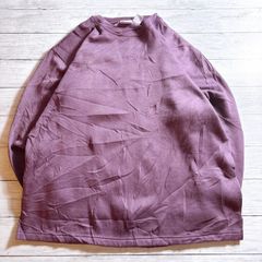 雰囲気抜群 00s Vintage SWEATSHIRT ジャージーズ バーガンディ パープル 無地 クルーネックスウェット トレーナー 古着 #260074