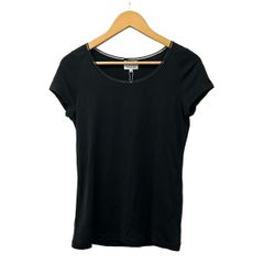 LANVIN en Bleu(ランバンオンブルー) 半袖カットソー サイズ38美品  黒