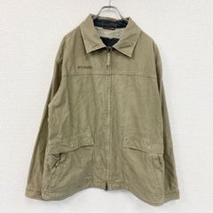 Columbia　コロンビア　フルジップジャケット　ベージュ　Lサイズ メンズ コットン 古着　【値引き交渉OK！】