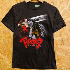 BERSERK ベルセルク ガッツ 生贄の烙印 オフィシャル アニメ Tシャツ チャコールグレー S ホンジューラス製 漫画 キャラクター ストリート アメカジ メンズ レディース 古着