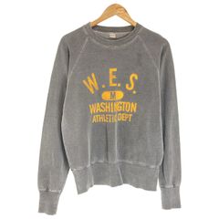 【中古】　Cheswick　スウェット　長袖　トレーナー　トップス　クルーネック　裏起毛　ワシントン大学体育学部　カレッジ　アメカジ　古着　/1582