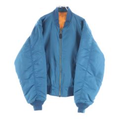 VINTAGE (ヴィンテージ) 80S USAF DELTA MILITARY MA-1 ボンバージャケット リバーシブル ブルー/オレンジ MIL-2790J 281244-012-0392