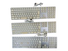 ◇Apple A1243 USB有線キーボード 日本語JIS テンキー付 3台セット