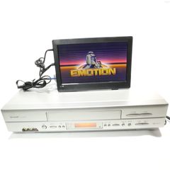 【中古/現状渡し】SHARP/シャープ　ステレオVHSビデオデッキ VC-H220 リモコン付