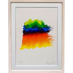 油彩画 斉藤要 「パリの街」 F10号 油絵 額入り 風景画 真筆 肉筆画