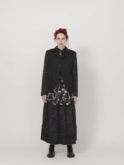BLACK COMME des GARCONS 18aw インサイドアウトデザイン カットアウトジャケット 迷彩 XS ブラック 꼼데가르송 2018aw AD2018