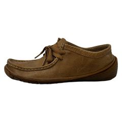 Clarks クラークス シューズ 7 レディース ライトブラウン レザー
