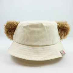 ディズニーシー 限定 バケットハット ダッフィー Tasty Summer Surprises 帽子 レディース ベージュ Disney 【中古】