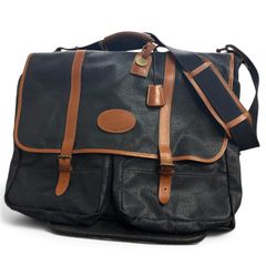 80s Mulberry Scotchgrain Garment Bag Suit Carrier ショルダーバッグ