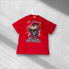 90s USA製　タズマニアンデビル Tシャツ Lカレッジ