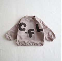 CLOUDY,FINE LATER　ロゴモチーフトレーナー  522-572010　ベビー