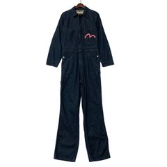 【中古品】 EVISU エヴィス LOT.1200 ビッグカモメ ALL-IN-ONE オールインワン つなぎ 【156-261001-kh-14-izu】
