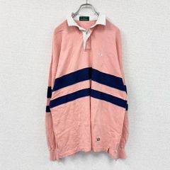 FRED PERRY　フレッドペリー　長袖ラガーシャツ　ピンク　40サイズ　古着　トップス メンズ【値引き交渉OK！】