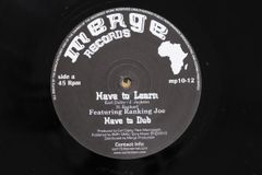 10インチ Earl Sixteen, Ranking Joe Have To Learn Have To Dub / Zion City Zion Dub 20 MP1012 Merge