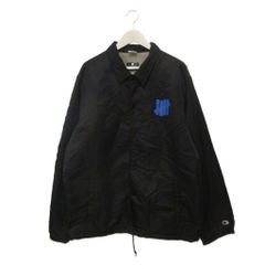 チャンピオン CHAMPION ナイロン コーチジャケット XL ブルゾン プリント ブラック 黒 アウター 上着