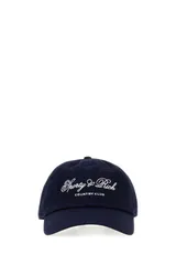 【新品・最安値】SPORTY & RICH CLUB SCRIPT HAT DARKNAVY 正規品 帽子・ヘアバンド AC04085274BL106 3902