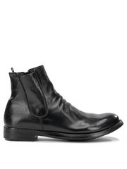 【新品・最安値】Officine Creative オフィチーネクリエイティブ "Hive 036" Ankle Boots with Zipper Black 正規品 シューズ HIVE/036