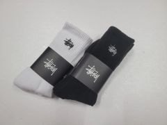 STUSSY ベーシック クッション靴下 2足 1まとめ売り