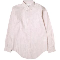 COMME des GARCONS SHIRT コムデギャルソンシャツ フランス製 FOREVER VERY NARROW STRIPE SHIRT フォーエバー ベリーナローストライプシャツ CDGS4PS X(XL) ピンク 長袖 トップス mm9815