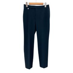 良品 LAUREN Ralph Lauren ローレンラルフローレン テーパード パンツ スラックス ストレッチ サイズ00 紺 ネイビー レディース 古着 中古 USED