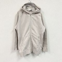 HAAG　ハーグ　URBAN SENTO　フルジップスウェットパーカー/フーディー　ラグランスリーブ　ライトベージュ　Mサイズ　古着　トップス メンズ コットン【値引き交渉OK！】