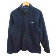 モンベル Montbell クリマエア ライニングジャケット フリースジャケット ブルゾン ジップアップ XL 紺 ネイビー /SH ■GY19