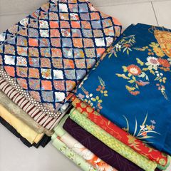 大島紬 着物 正絹 5着 着物まとめ売り リメイク材料 s-1020 - メルカリ