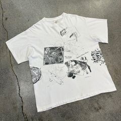 【ANDAZIA】90s M.C.Escher Print T Shirt XL "Good Size"
