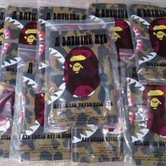 【D10078】10個セット A BATHING APE クッショントート 付録 CAMO柄