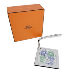 エルメス　コサージュ　クリップ エルメス クリップ式ブローチ コサージュ フラワー ブローチ HERMES