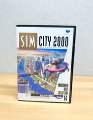 MKI54【希少レトロ】Mac版 シムシティ2000 フロッピー 箱・説明書付 オールドMac ヴィンテージソフト 【訳あり / 観賞用】