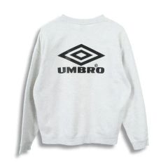 アンブロ (MEN - M) コットン 刺繍 ロゴ スウェット