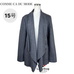 COMME CA DU MODE　コムサデモード 　羽織りカーディガン　ウールカーディガン　15号　3L　大きいサイズレディース