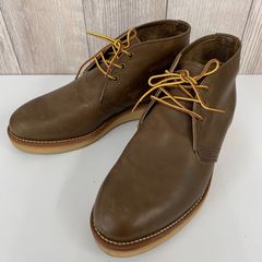 美品 RED WING レッドウイング レザー チャッカブーツ 8596 ブラウン 25.5㎝ USA製 平塚店　衣料品　Ｊ