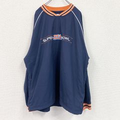 Reebok　リーボック　プルオーバージャケット　紺　ネイビー　XXLサイズ　古着　アウター メンズ ポリエステル【値引き交渉OK！】
