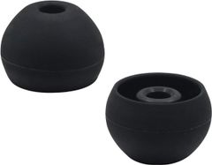 190B2026　A-Focus イヤーチップ イヤーピース φ3.5mm－3.8mm内径イヤホンに適用 BeatsX 、JBL T110BT 等に適用 8個4ペア入り Lサイズ (ブラック)