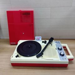 【稼働品】昭和レトロ 日本コロムビア ポータブルレコードプレーヤー COLUMBIA GP-3 中古 簡易動作確認済 当時物 送料無料　4406