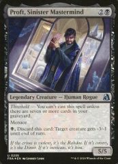 【中古】マジックザギャザリング 0235[U]：【FRA】【FOIL】【模倣宇宙の片割れカード】Proft， Sinister Mastermind/悪意ある首謀者、プロフト