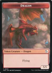 【中古】マジックザギャザリング 0007・0009[トークン]：【FRA】DRAGON/FOREST TENTACLE/ドラゴン/森・触手