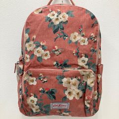 Y9608　Cath Kidston　キャスキッドソン　 リュック　バックパック　花柄　 メイフィールドブロッサム　ピンク系　 ポケット多数　PC収納　大容量　 レディース