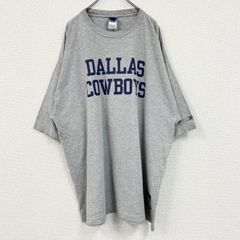 Reebok　リーボック　NFL　Dallas Cowboys　半袖プリントTシャツ　クルーネック　灰色　グレー　2XLサイズ　古着　カットソー トップス メンズ コットン【値引き交渉OK！】