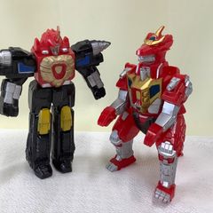 タカラ『電光超人グリッドマン』　当時物フィギュア2体セット　『電光ヒーローコレクション』シリーズ　D101