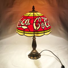 90s Coca Cola Tiffany Lamp　90年代　コカコーラ　ティファニーランプ　ヴィンテージ　アンティーク　アメトイ