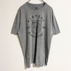 Reebok リーボック　半袖プリントTシャツ　NFL　フットボール　グレー　灰色　ビックシルエット　XLサイズ　古着　カットソー トップス メンズ【値引き交渉OK！】