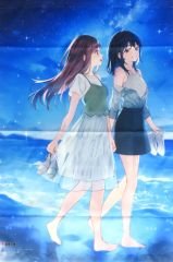 【中古】タペストリー [単品] 安達桜＆島村抱月 B2タペストリー 「ライトノベル 安達としまむらSS3 B2タペストリー付きメロンブックス限定版B」 同梱特典