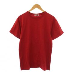 ザロウ THE ROW 26SS Tシャツ カットソー 半袖 クルーネック シルク XS 赤 6900-K603 /BM