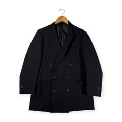 90s Christian Dior MONSIEUR ディオール ダブル テーラードジャケット サイズ96AB5/ブラック系 メンズ ビンテージ