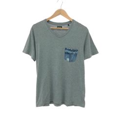DIESEL ディーゼル 半袖カットソー サイズ:M コットン/デニムポケット    グレー メンズ / 240001201316