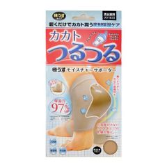 かかとつるつる極うすモイスチャーサポーターベージュかかと靴下ソックスかかとケア保湿かかと保護かかとサポーターひび割れ対策
